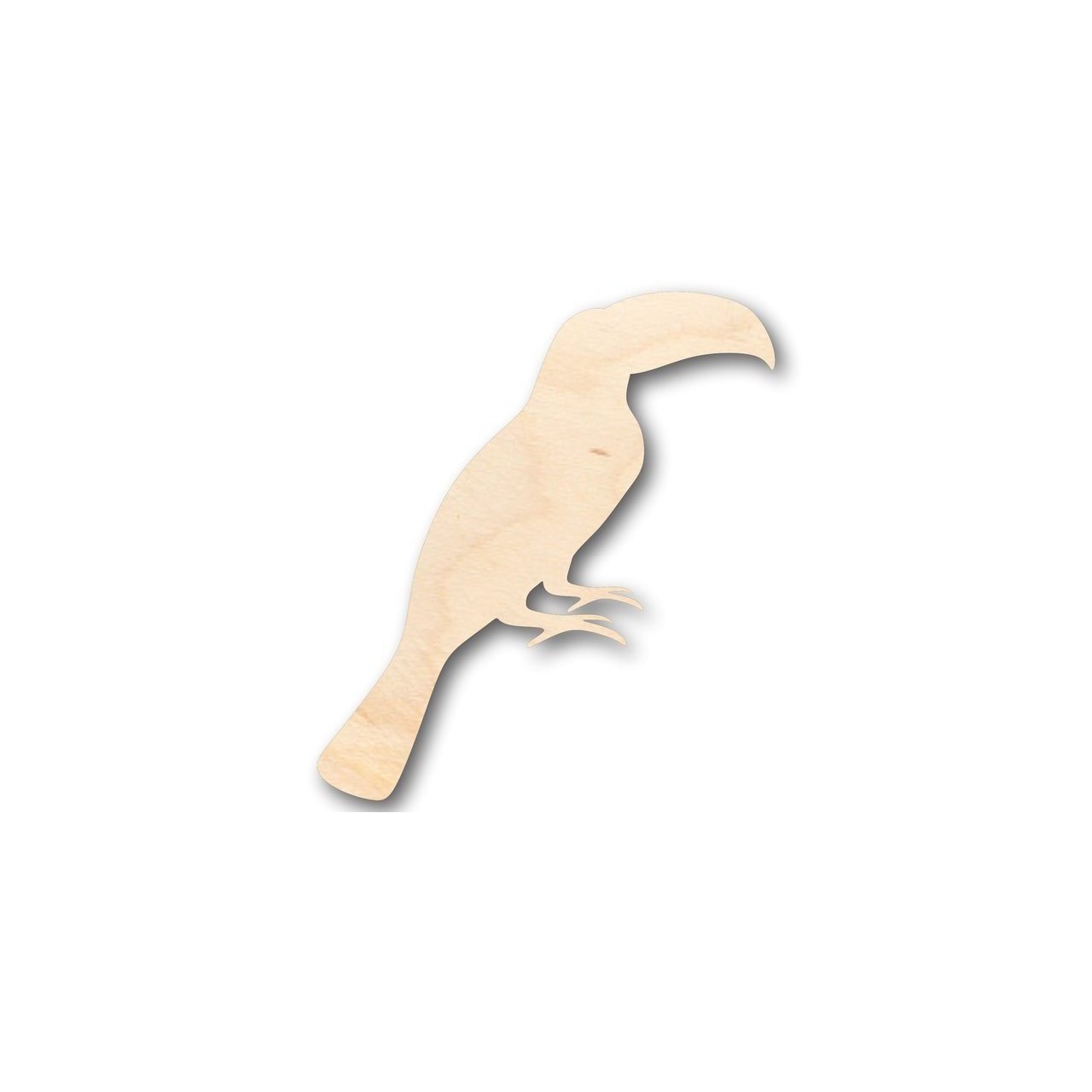 Unfinished Wood Toucan Shape - Animal - Wildlife - Pet - Craft - up to 46" DIY