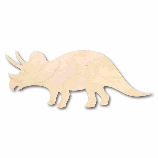 Unfinished Wood Triceratops Shape - Jurassic Park - Dinosaur - Craft - up to 46" DIY
