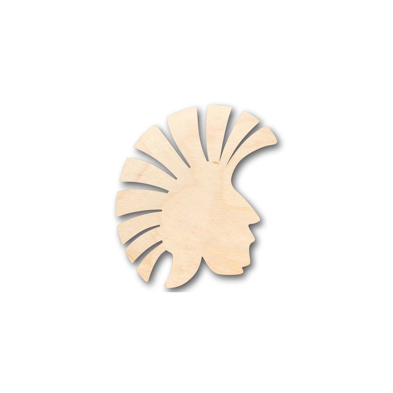 Unfinished Wood Trojan Helmet Shape - Greek Troy History - Craft - up to 46" DIY