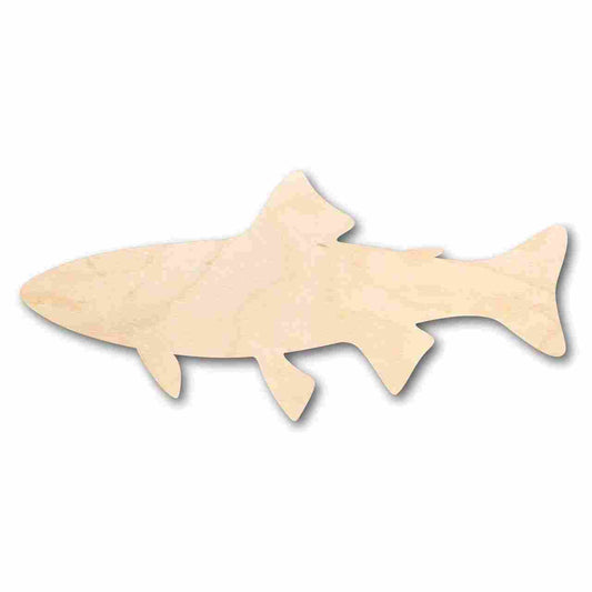 Unfinished Wood Trout Fish Shape - Fishing - Craft - up to 46" DIY