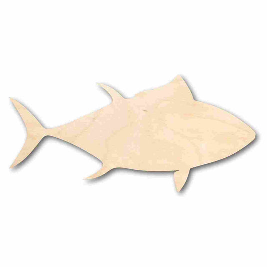 Unfinished Wood Tuna Fish Shape - Ocean - Craft - up to 46" DIY