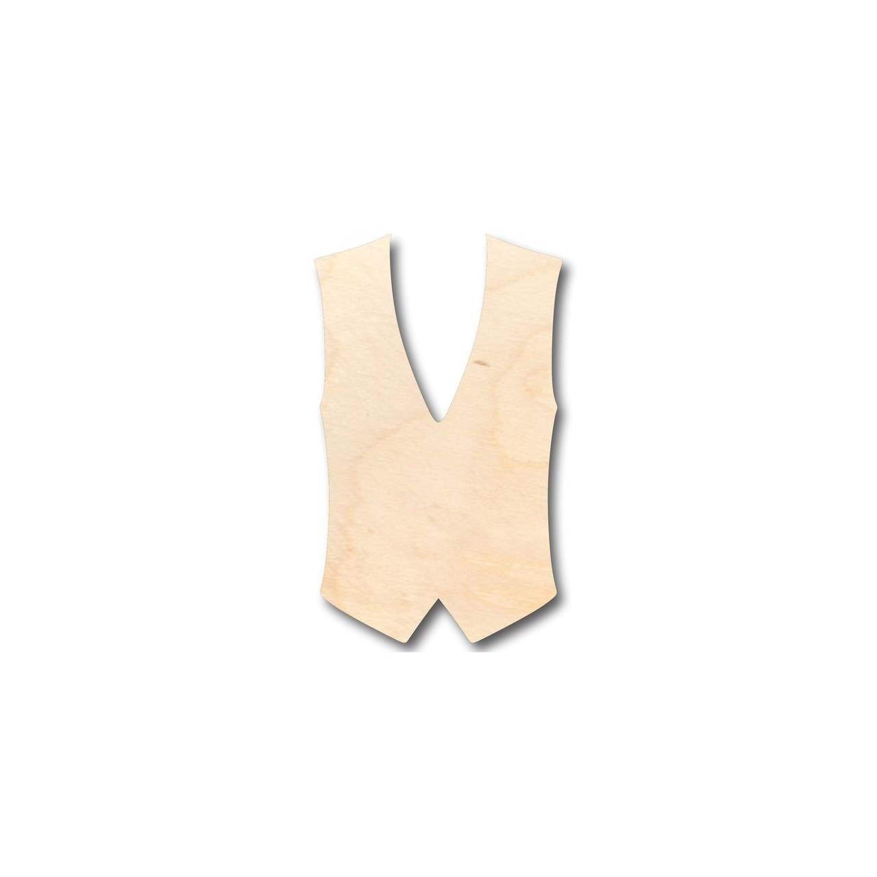 Unfinished Wood Vest Shape - Groomsmen - Craft - up to 46" DIY