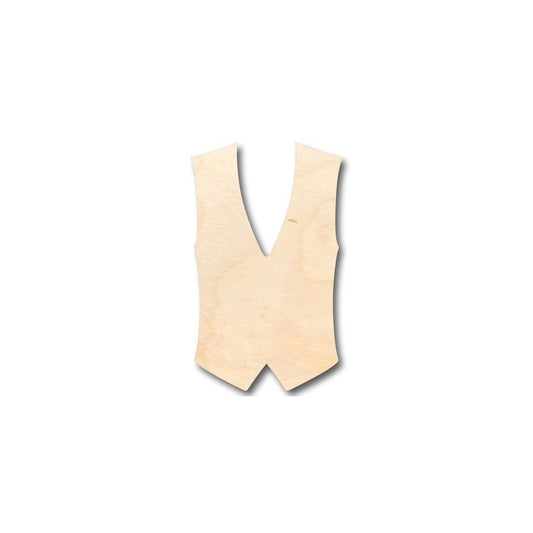 Unfinished Wood Vest Shape - Groomsmen - Craft - up to 46" DIY
