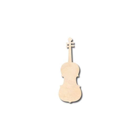Unfinished Wood Violin Shape - Music - Craft - up to 46" DIY