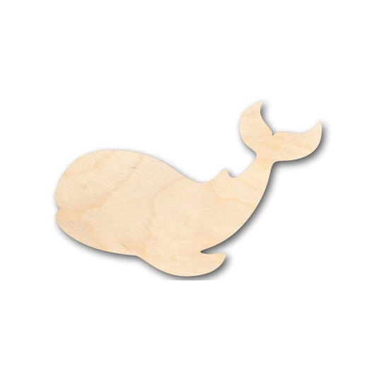 Unfinished Wood Whale Shape - Ocean - Nursery - Craft - up to 46" DIY