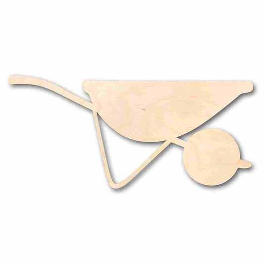 Unfinished Wood Wheelbarrow Shape - Farm - Garden - Craft - up to 46" DIY