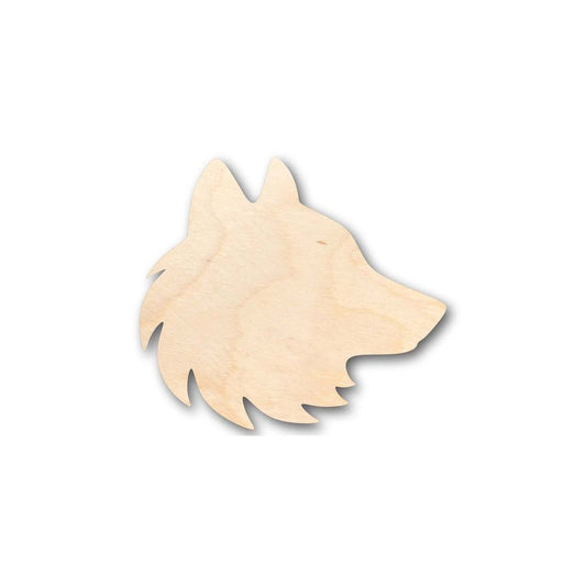 Unfinished Wood Wolf Head Shape - Animal - Wildlife - Craft - up to 46" DIY