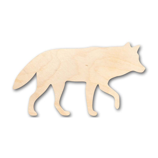 Unfinished Wood Wolf Shape - Animal - Wildlife - Craft - up to 46" DIY