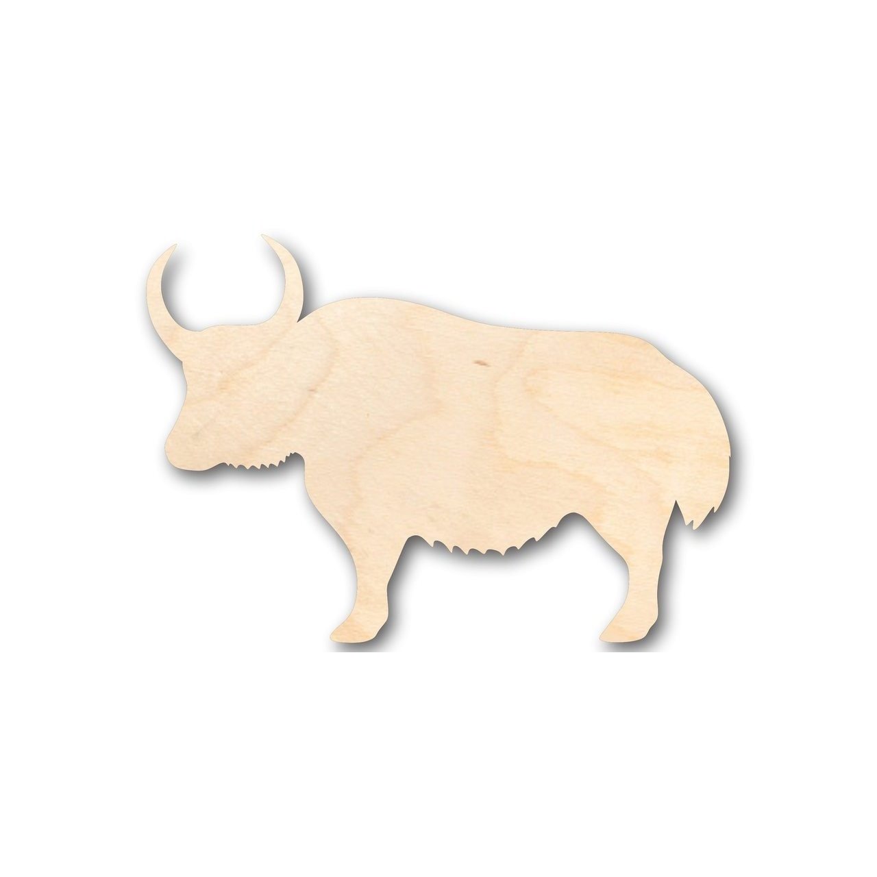 Unfinished Wood Yak Shape - Animal - Craft - up to 46" DIY