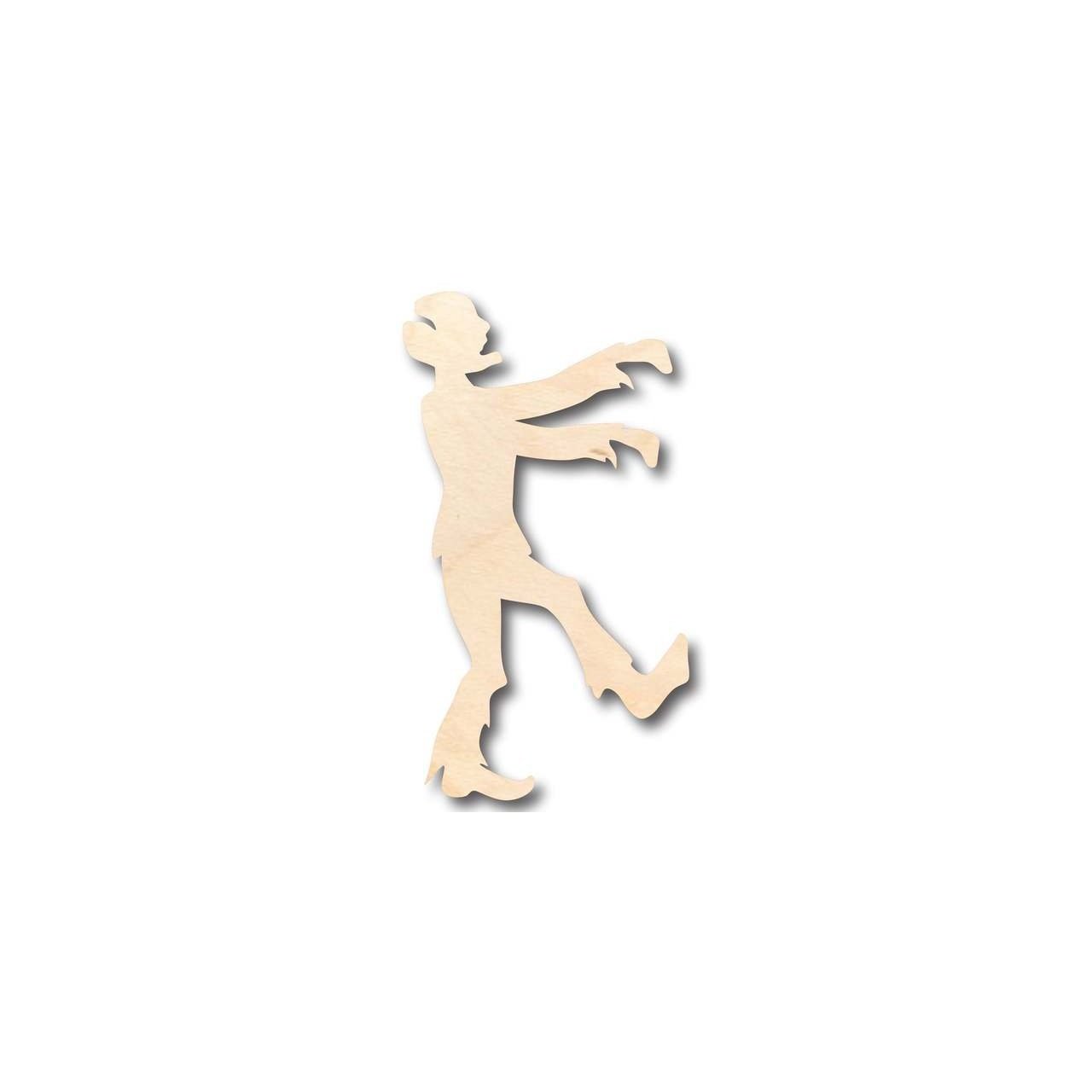 Unfinished Wood Zombie Monster Shape - Halloween - Craft - up to 46" DIY