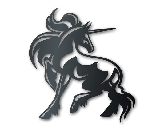 Metal Unicorn Wall Art - 14 Color Options