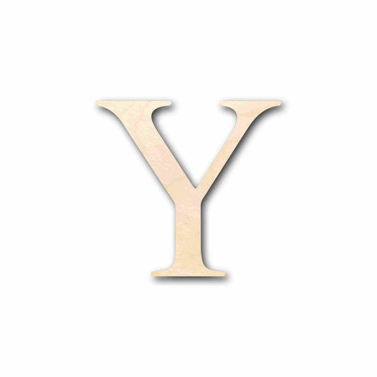 Unfinished Wood Upsilon Silhouette - Craft- up to 46" DIY