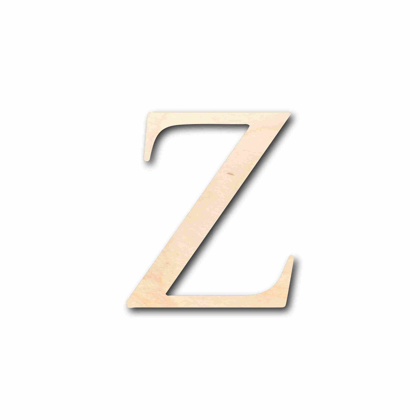 Unfinished Wood Zeta Silhouette - Craft- up to 46" DIY