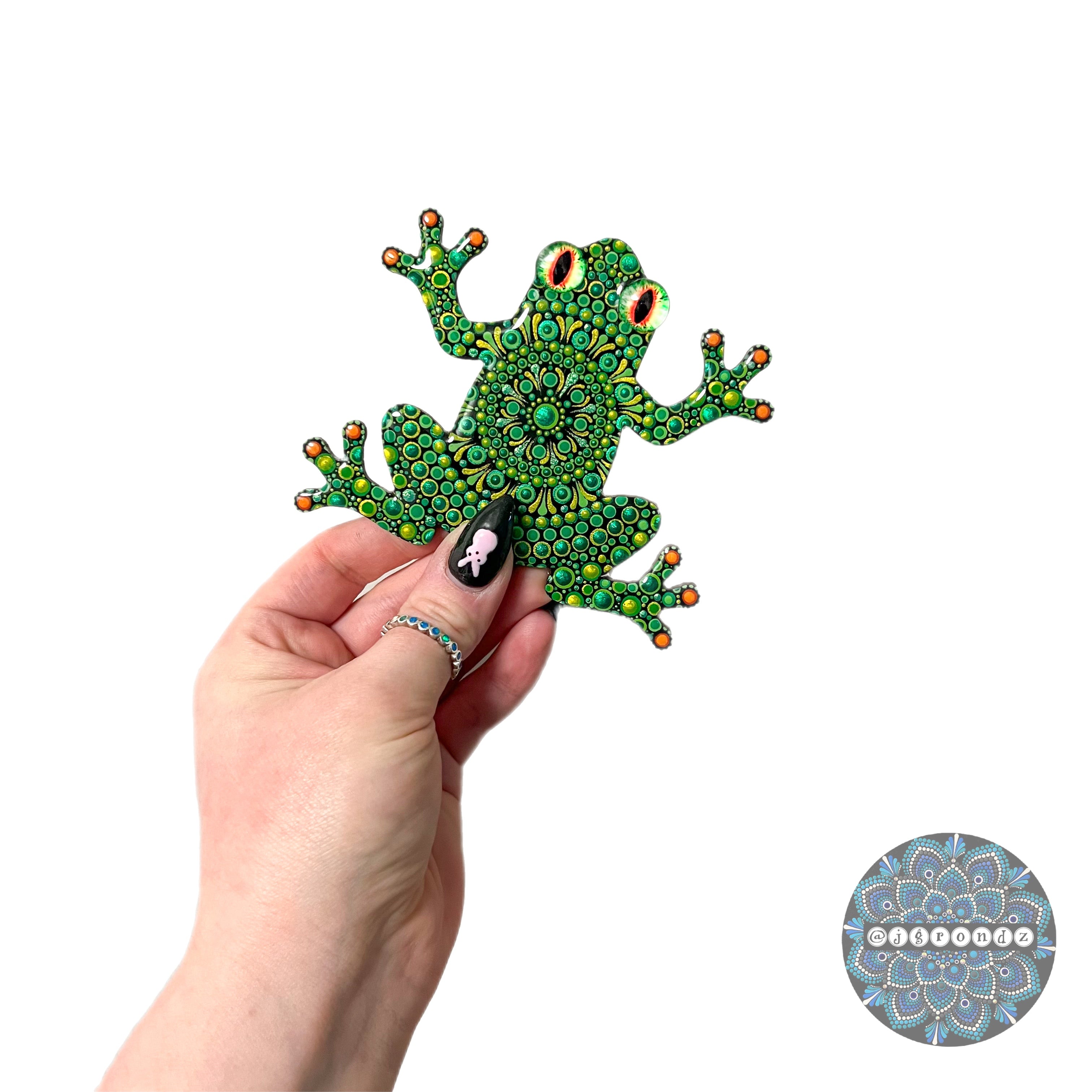 Mini Tree Frog – Jgrondz Dot Art